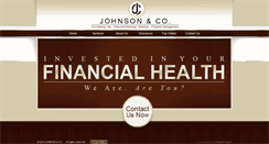 Desktop Screenshot of johnsoncofinancial.com